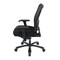 Space Seating 75 Series Big & Tall Double AirGrid Back and Fabric Seat Chair, Black/Black 75-7A773-231 - alternate 2