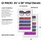 Signmission Sunglasses, Vinyl Decals Only 24 Inch x 36 Inch, Vinyl Decal, 2PK DSB-2436-2PACK-Sunglasses - alternate 2