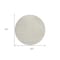 Homeroots 8' Beige And Ivory Round Geometric Washable Indoor Outdoor Area Rug 600722 - alternate 4