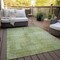 Homeroots 9' X 12' Sage And Green Abstract Washable Indoor Outdoor Area Rug 587300 - alternate 2