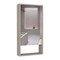 Homeroots 18" Light Gray Wood Floating Single Door Bathroom Vanity And Medicine Cabinet With Mirror 543601 - alternate 4