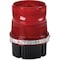 Federal Signal Warning Light, Red, Strobe Tube, 120V AC, 80 FPM, 4 3/32 in Dia., (F) 1/2 in NPT or Surface FB2PST-120R - alternate 1