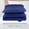 Lavish Home 3-Piece Queen Quilt Set Bedspread & 2 Pillow Shams with Embossed Diamond Pattern Lightweight Set 66-001-QB - alternate 3