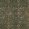 Homeroots 8' X 10' Emerald Brown And Red Floral Washable Indoor Outdoor Area Rug 604592 - alternate 2
