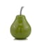 Homeroots 11" Green Buffed Aluminum Pear Sculpture 354601 - alternate 1