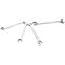 Performance Tool 4 pc. Metric Flare Nut Wrench, 15 Degree Offset, Chrome Alloy Steel W30431 - alternate 1