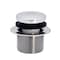 Westbrass 5-1/4in Front Diverter Tub Spout with Tip-Toe Drain and 2-Hole Overflow Trim, Polished Chrome CO531-26 - alternate 2
