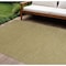 Homeroots 12' X 15' Green And Gold Abstract Indoor Outdoor Area Rug 573241 - alternate 1