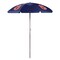 Picnic Time Family Of Brands NCAA Auburn Tigers Outdoor Canopy Sunshade Beach Umbrella 5.5' 822-00-138-044-0 - alternate 1
