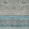 Homeroots 10' X 14' Teal Blue Salmon And Beige Medallion Washable Indoor Outdoor Area Rug 615919 - alternate 2