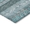 Homeroots 9' X 12' Teal Blue Ivory And Gray Southwestern Washable Indoor Outdoor Area Rug 582864 - alternate 2
