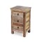 Homeroots 16" Modern Rustic Three Drawer Accent Chest 389701 - alternate 5