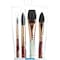 Princeton Neptune Watercolor Brush Set, Synthetic Bristles, Short Handle Watercolor Paintbrush, 4-Piece Set P4750SET300 - alternate 2