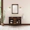 James Martin Vanities Kinnsden 48" Single Vanity, Sable Oak w/ 3 CM White Zeus Silestone Top D680-V48-SBK-3WZ - alternate 3
