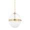 Hudson Valley Lighting Donnell 1 Light Pendant 17.5 In. Aged Brass 3821-AGB - alternate 1