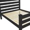 Homeroots Black Solid Wood Twin Bed Frame 546934 - alternate 3