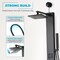 Anzzi Dion Series 39 in. 2-Jetted Shower Tower with Heavy Rain Shower and Body Jets SP-AZ082MB - alternate 4
