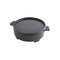 Weber Dutch Oven, 13.19 in L, 16.68 in W, 7.25 qt Capacity, Cast Iron, Black 8859 - alternate 2