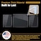 Azar Displays Floating Acrylic Gallery Wall Frame Set, 1" Stand off, Black, 3PK 105707-BLK - alternate 2