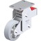 Blickle Rigid Plate Caster, Solid Rbbr, 6", 880 lb. BHF-ALEV 150K-16-SG - alternate 1