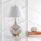 Jonathan Y Highland 30.75" Gourd Glass LED Table Lamp, Mercury Silver/Gold JYL6206A - alternate 3