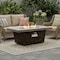 Homeroots 50000 BTU 42in Brown And Gray Iron And Faux Cement Propane Fire Pit Table 714423 - alternate 2