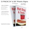 Signmission Hot Dog & Soda, Plastic Signs Only 24 Inch x 36 Inch, Corrugated Plastic, 2PK CSB-2436-2PACK-Hot Dog & Soda - alternate 2