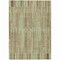 Homeroots 9' X 12' Khaki And Olive Green Striped Washable Indoor Outdoor Area Rug  631543 - alternate 4