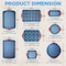 Nutrichef 10-Piece Nonstick Bakeware Set, Blue NCSBSBL10 - alternate 3