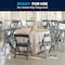 Flash Furniture HERCULES Kids Gray Resin Folding Chairs with White Gray Padded Seat, 10PK 10-LE-L-1K-GY-GG - alternate 4