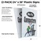 Signmission We Fix Computers, Plastic Signs Only 24 Inch x 36 Inch, Corrugated Plastic, 2PK CSB-2436-2PACK-We Fix Computers - alternate 2