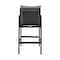 Armen Living Cayman Outdoor Patio Counter Height Bar Stool in Aluminum with Gray Cushions LCCCBABL26 - alternate 3