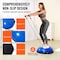 Vevor 26" Half Exercise Ball Trainer Yoga Balance Stability Ball Resistance Band AJ-20-2 - alternate 2