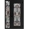 Vdomdoors Aluminum Door Iron 1601 Black Entry Steel Metal Classic Painted 48 x 80 (36+12 x 80)-Left Inswing IRON1601EXD-BLK-W36+12xH80-LH-I - alternate 3
