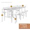 Regency Endure Standing Height Collaborative Table & Chair Set with 8 Pull-Out Stools, Walnut Top 9008-WLT-DVN - alternate 2