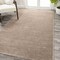 Jonathan Y Haze Solid Low-Pile Beige 4 ft. x 6 ft. Area Rug SEU100G-4 - alternate 2