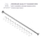 Anzzi 35-55 Inches Shower Curtain Rod with Shower Hooks in Polished Chrome AC-AZSR55CH - alternate 3