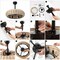 Jonathan Y Cassidy 23" 6-Light Modern Bohemian 6-Speed Metal/Rattan Mobile-App/Remote-Controlled Height-Adjusta JYL9728B - alternate 3