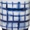 Homeroots Set of Two Cobalt And White Ceramic 2 Ounce Round Footed Pot Planters, 2PK 517977 - alternate 3