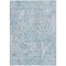 Homeroots 8' X 10' Sky Blue And Denim Blue Abstract Washable Indoor Outdoor Area Rug 588483 - alternate 4