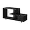 Homeroots 47in Black Cabinet Enclosed Storage TV Stand 490357 - alternate 3