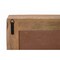 Homeroots 72in Natural Distressed Solid Wood Carved Geometric Sideboard with Four Doors 634317 - alternate 3
