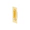 Ives 22B3 3 1/8 in x 1 5/16 in x 7/16 in Flush Pull - Polished Brass SP-22B-3 - alternate 2