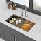 Wrightmaster 33 in. Undermount Single Bowl Granite Composite Kitchen Sink with Workstation ZOR-P426966 - alternate 4