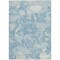 Homeroots 5' X 8' Sky Blue And Denim Blue Abstract Washable Indoor Outdoor Area Rug 609577 - alternate 4
