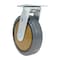 Vestil Rubber Swivel Caster 8 In. Diameter x 2 In. Width 881 Lb. Capacity Dark Gray/Gold CST-KSM-8X2MR-S - alternate 4
