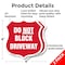 Signmission Driveway Shield Sign Do Not Block Drivew, 6 inch X 6 inch, Plastic Sign, 2PK SHI-P-2PACK-6-378 - alternate 3