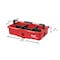 Milwaukee Tool PACKOUT Tool Tray, Polymer, Black, Red 48-22-8045 - alternate 4