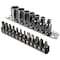 Performance Tool 20 pc. Multi-Purpose Flexible Driver Set with Flexible Shaft, Power Bits W1744 - alternate 4