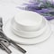 Elama Duncan 18 Piece Porcelain Dinnerware Set in White ELM-DUNCAN-W - alternate 3